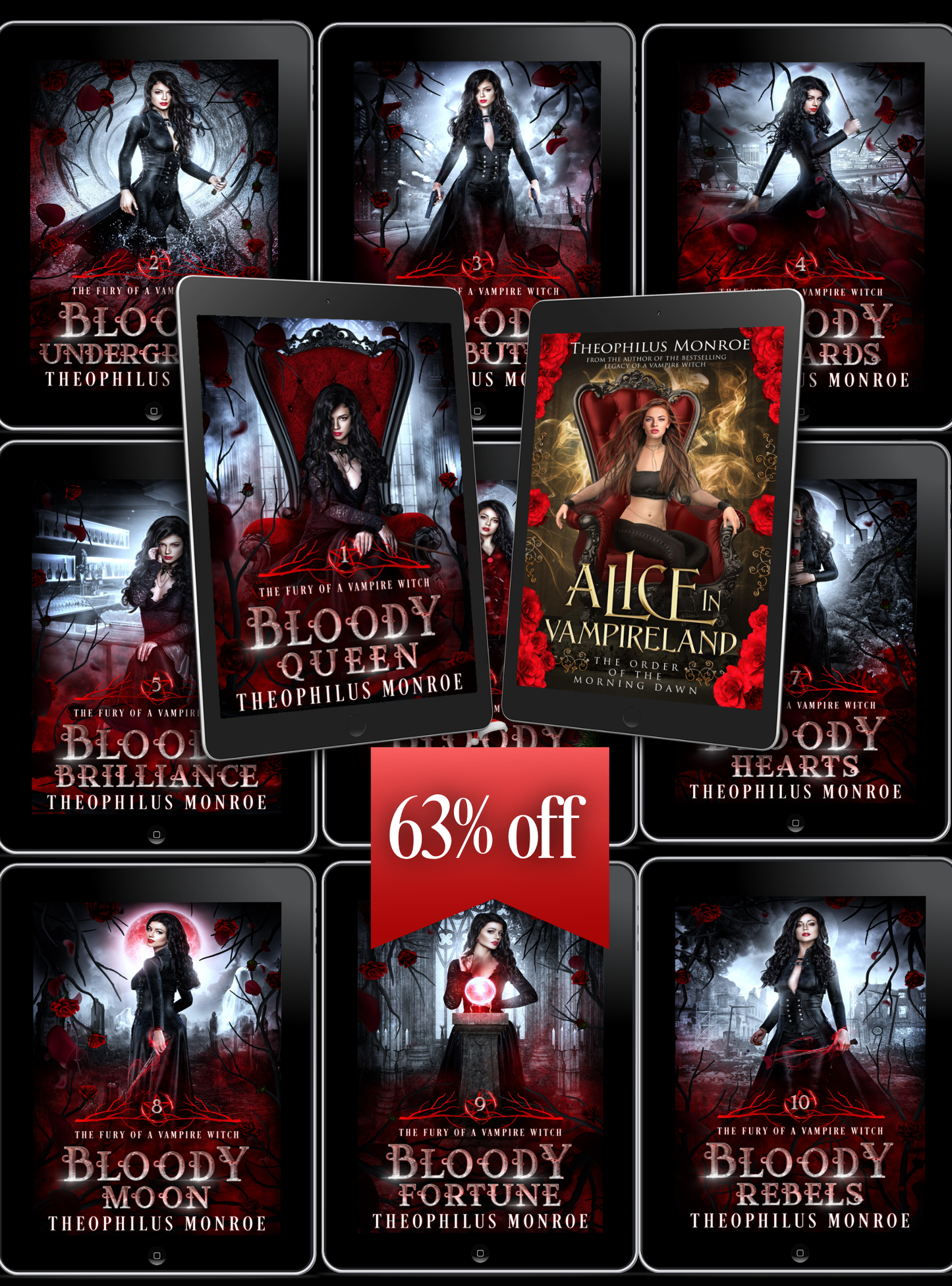 The Fury of a Vampire Witch (10 Books plus ALICE in VAMPIRELAND)