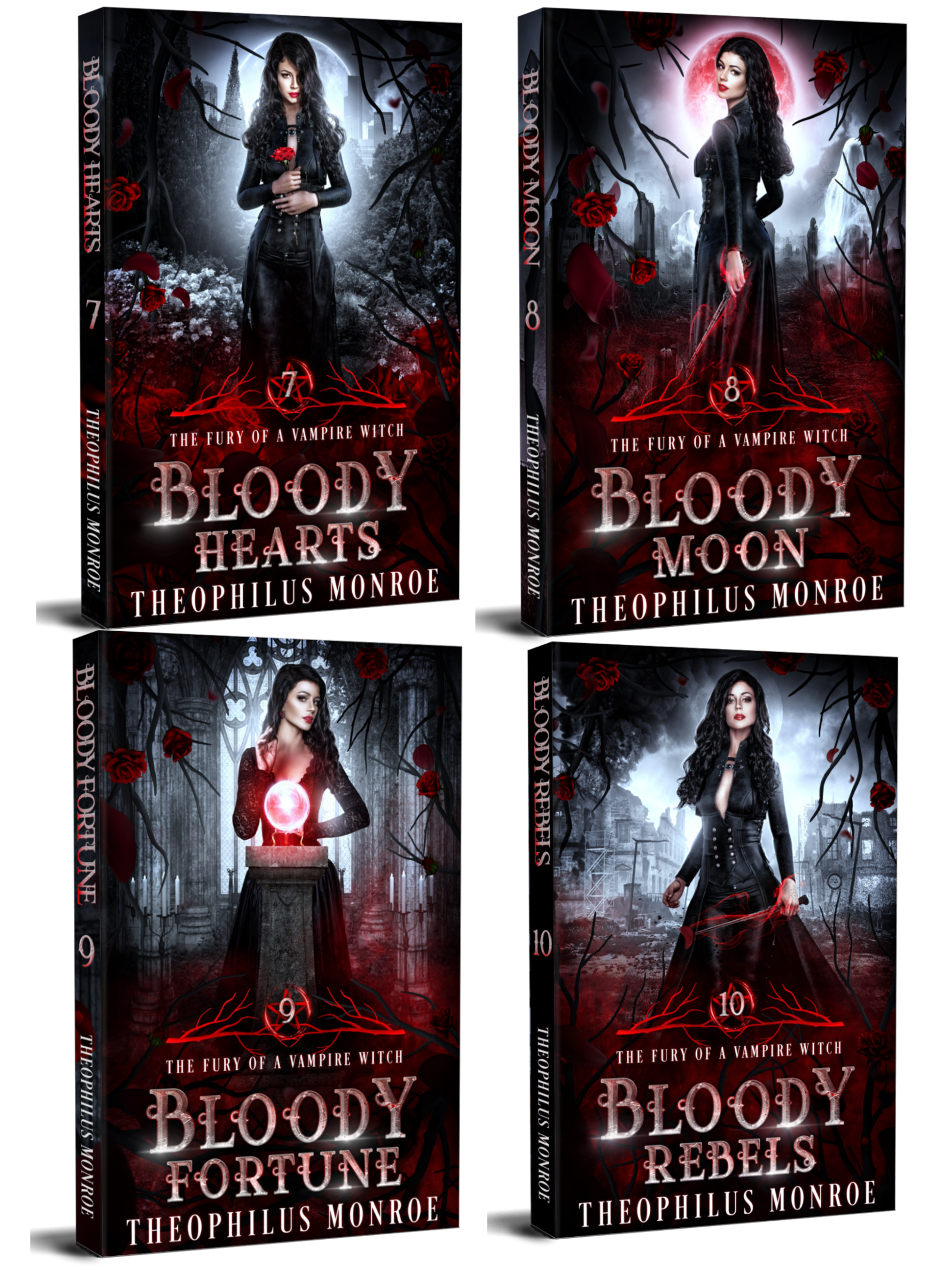 The Fury of a Vampire Witch Paperback Bundle (Books 7-10