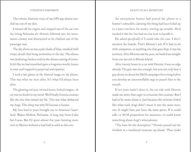 Death to All Monsters (Sebastian Winter #1) (Paperback)