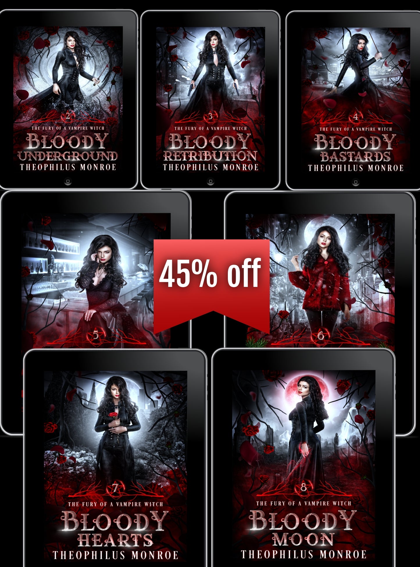 The Fury of a Vampire Witch E-Book Bundle (Books 2-8)