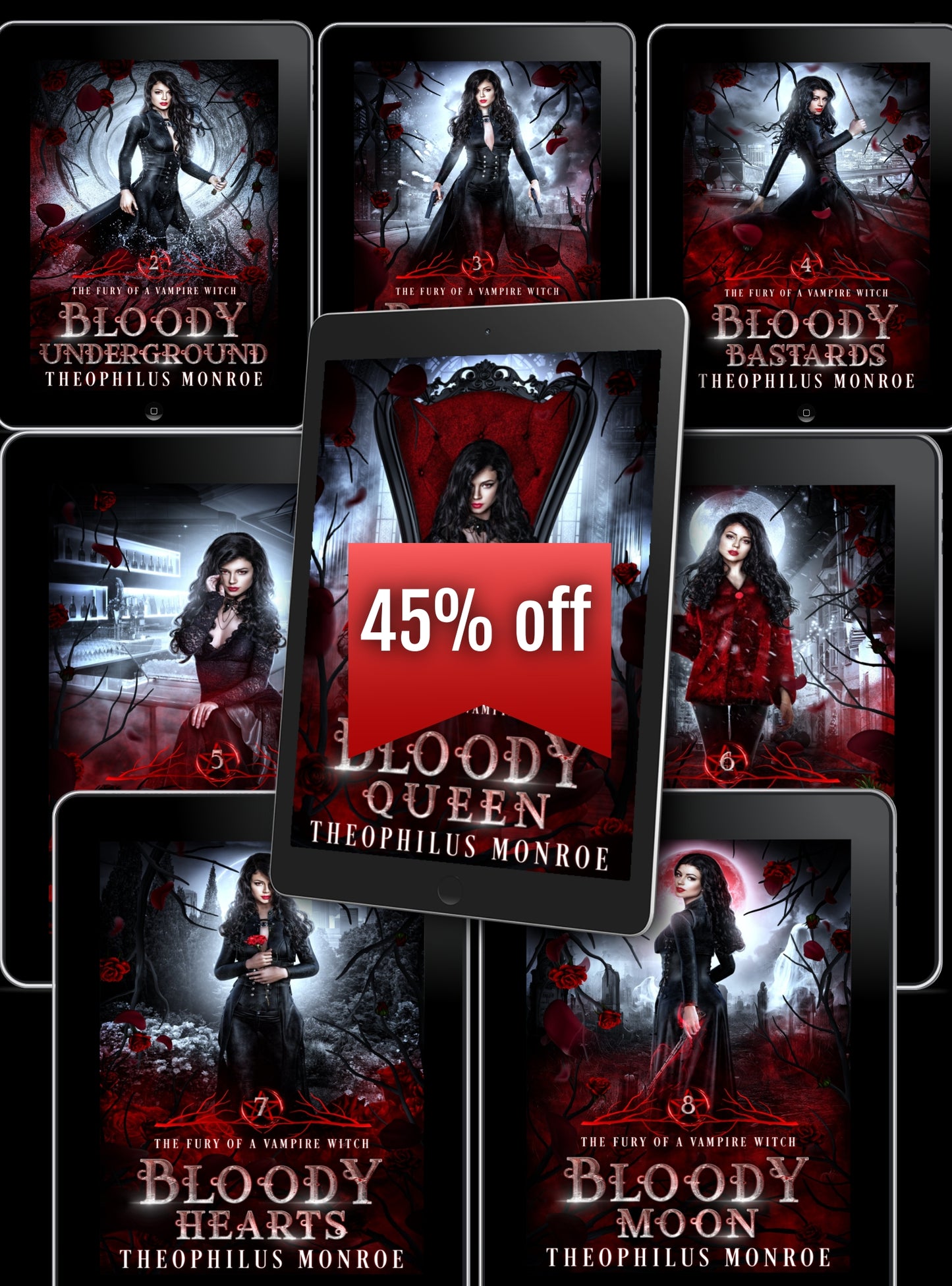 The Fury of a Vampire Witch E-Book Bundle (Books 1-8)