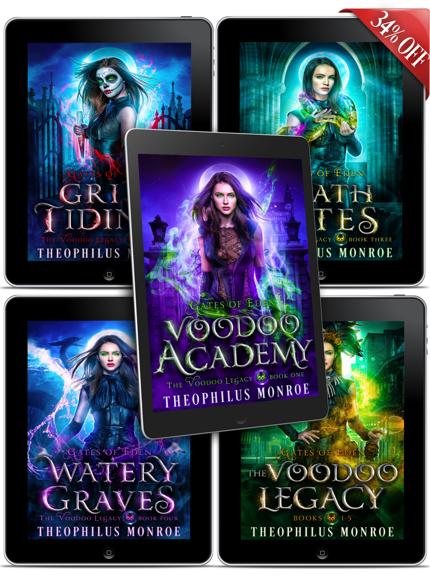 The Voodoo Legacy E-Book Bundle (Books 1-5 COMPLETE SERIES)